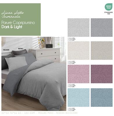 DARK & LIGHT 1P DUVET COVER SET Tellini S.r.l. Wholesale Clothing